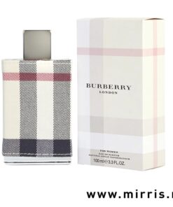 Bočica parfema Burberry London i njegova originalna kutija
