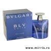 Plava boca parfema Bvlgari BLV i plava kutija
