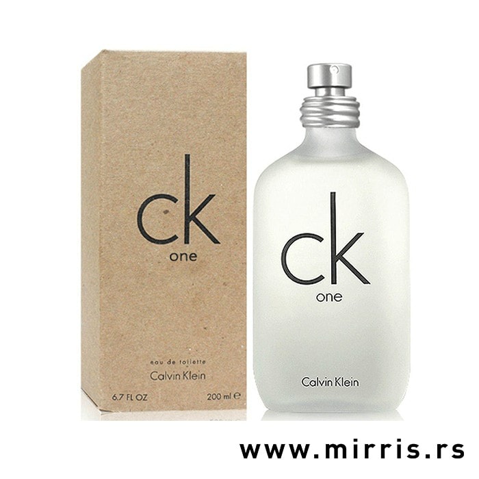 Kutija i boca testera Calvin Klein CK One