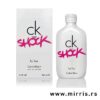 Flašica originalnog parfema Calvin Klein CK One Shock For Her pored bele kutije