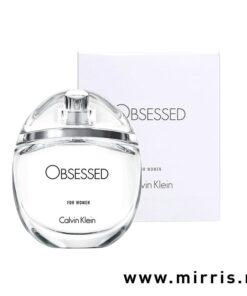 Bočica mirisa Calvin Klein Obsessed pored bele kutije