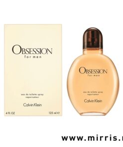 Bočica parfema Calvin Klein Obsession For Men i originalna kutija