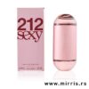 Roze kutija i originalna boca parfema Carolina Herrera 212 Sexy