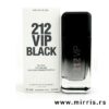 Bela kutija i bočica testera Carolina Herrera 212 Vip Men Black