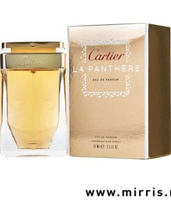Bočica originalnog parfem Cartier La Panthere pord kutije