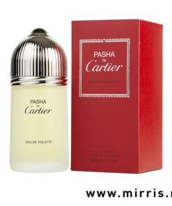 Boca originalnog parfema Cartier Pasha De Cartier i crvena kutija