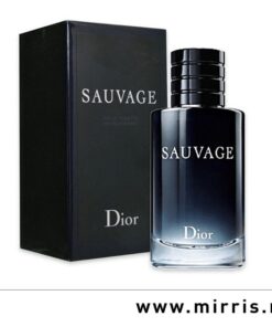 Crna kutija i boca originalnog parfema Christian Dior Sauvage