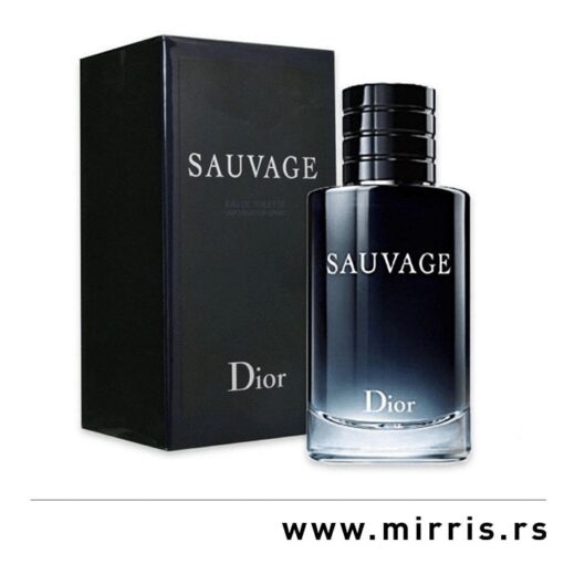 Crna kutija i boca originalnog parfema Christian Dior Sauvage