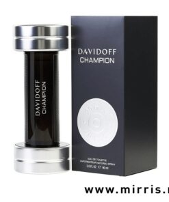 Boca parfema Davidoff Champion u obliku tega i crna kutija