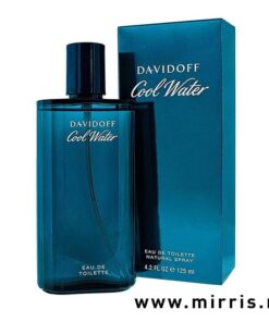 Bočica originalnog parfema Davidoff Cool Water i plava kutija