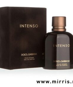 Braon kutija i boca originalnog parfema Dolce & Gabbana Pour Homme Intenso