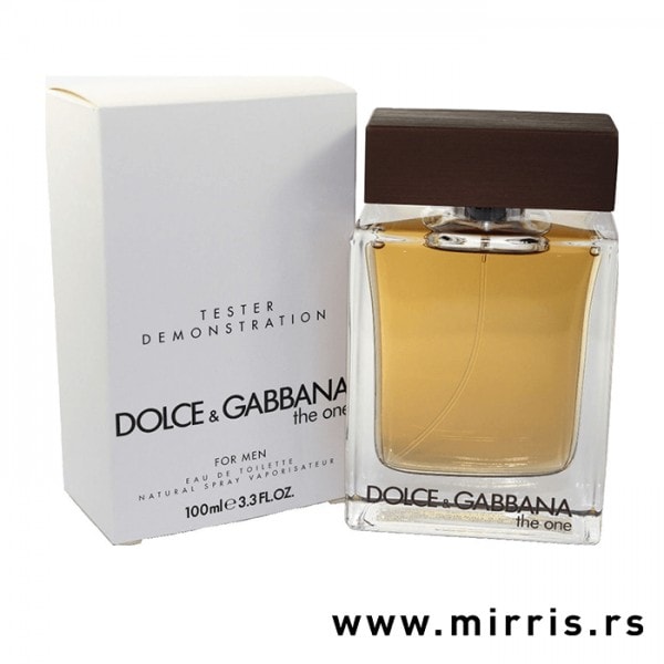 Flašica testera Dolce & Gabbana The One For Men i bela kutija