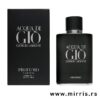 Crna bočica originalnog mirisa Giorgio Armani Acqua Di Gio Profumo i njegova kutija crne boje