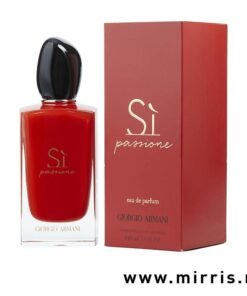 Bočica originalnog parfema Giorgio Armani Si Passione i crvena kutija