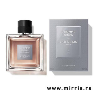 Boca parfema Guerlain L’Homme Ideal Eau de Parfum pored originalne kutije