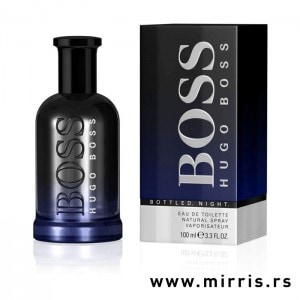Boca parfema Hugo Boss Bottled Night i plava kutija