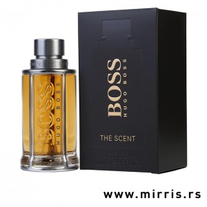 Bočica parfema Hugo Boss The Scent For Men i kutija crne boje