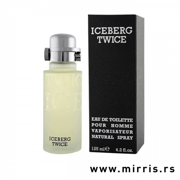 Flašica originalnog mirisa Iceberg Twice Pour Homme i crna kutija