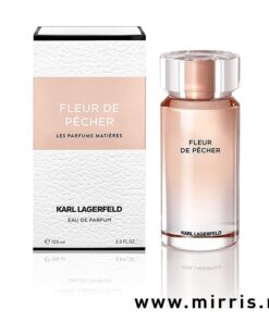 Boca originalnog parfema Karl Lagerfeld Fleur De Pecher pored kutije