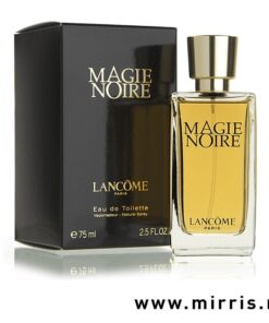 Boca originalnog parfema Lancome Magie Noire i kutija crne boje