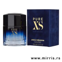 Plava boca parfema Paco Rabanne Pure i originalna kutija
