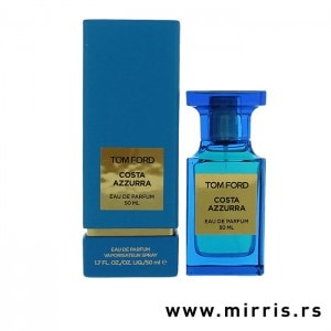 Plava kutija i boca originalnog parfema Tom Ford Costa Azzurra