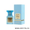 Bočica originalnog parfema Tom Ford Mandarino Di Amalfi pored plave kutije