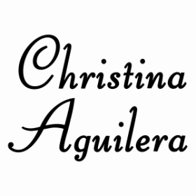 Logo brenda Christina Aguilera