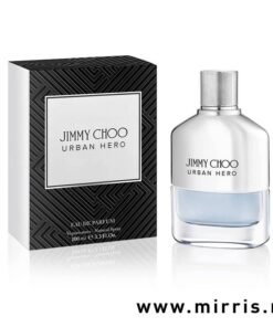 Boca originalnog parfema Jimmy Choo Urban Hero pored kutije