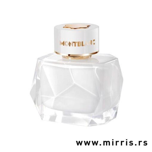 Bela bočica testera Montblanc Signature