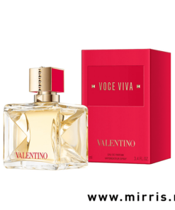 Bočica ženskog parfema Valentino Voce Viva i kutija crvene boje