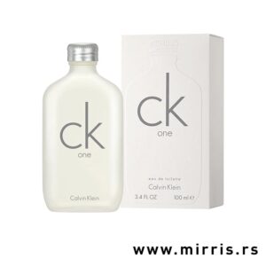 Boca parfema Calvin Klein CK One i kutija bele boje