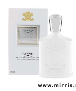 Boca parfema Creed Silver Mountain Water i kutija bele boje
