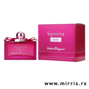Boca parfema Salvatore Ferragamo Signorina Ribelle i kutija ljubičaste boje