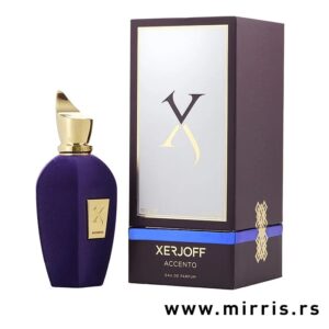 Boca parfema Xerjoff Accento i njegova kutija
