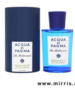 Boca parfema Acqua Di Parma Blu Mediterraneo Bergamotto di Calabria pored kutije plave boje