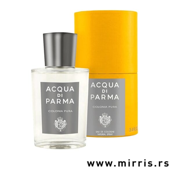 Boca parfema Acqua Di Parma Colonia Pura pored originalne kutije