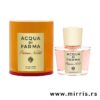 Boca parfema Acqua di Parma Peonia Nobile pored žute kutije