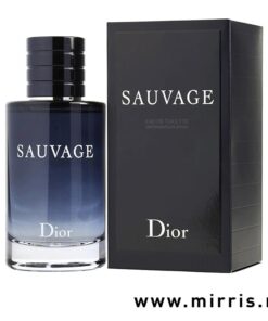 Boca parfema Dior Sauvage pored kutije