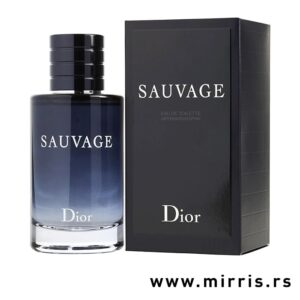 Boca parfema Christian Dior Sauvage pored kutije