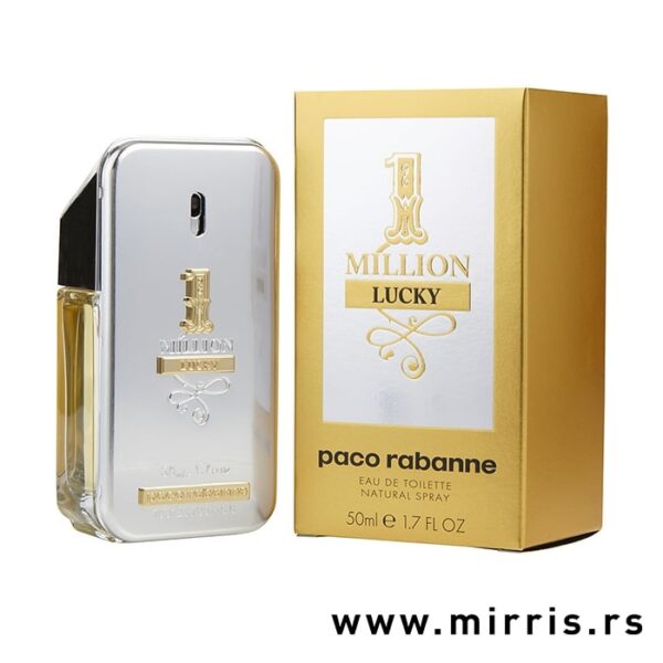 Bočica parfema Paco Rabanne One Million Lucky i originalna kutija