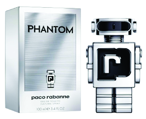 Boca muškog parfema Paco Rabanne Phantom i siva kutija