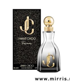 Boca parfema Jimmy Choo I Want Choo Forever pored originalne kutije