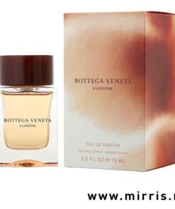 Boca parfema Bottega Veneta Illusione pored originalne kutije
