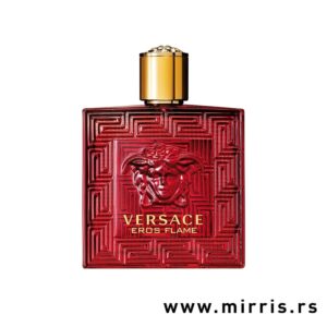 Crvena bočica parfema Versace Eros Flame