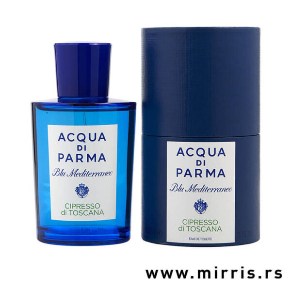 Boca parfema Acqua di Parma Blu Mediterraneo Cipresso di Toscana i kutija plave boje