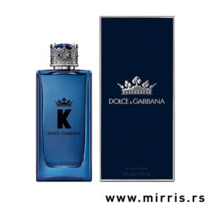 Boca parfema Dolce & Gabbana K Eau de Parfum pored originalne kutije