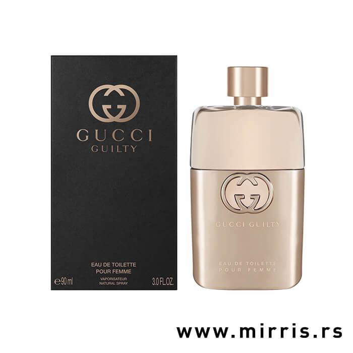 Bočica parfema Gucci Guilty Eau de Toilette i crna kutija