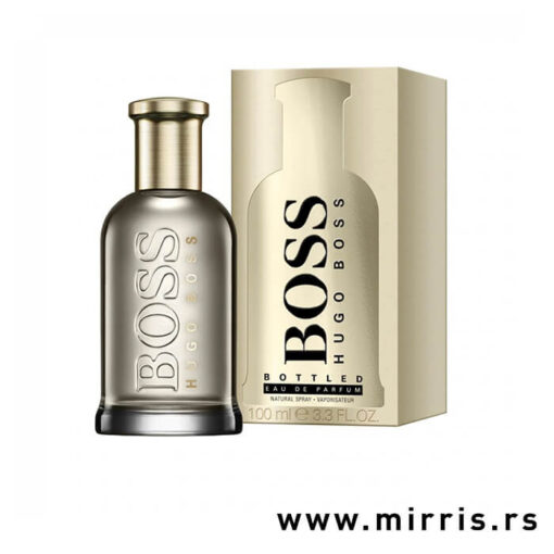 Boca parfema Hugo Boss Bottled Eau de Parfum pored originalne kutije