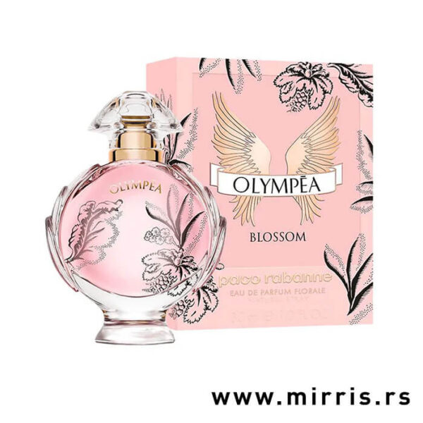 Bočica parfema Paco Rabanne Olympea Blossom i kutija roze boje